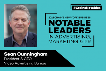 Sean Cunningham Named Among Crain's New York Business' 2023 'Notable Leaders in Advertising, Marketing & PR'