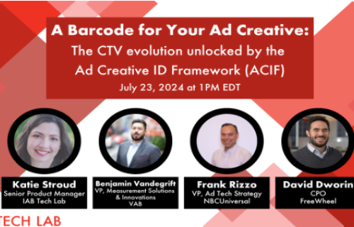 A Barcode for Your Ad Creative: The CTV evolution unlocked by the Ad Creative ID Framework (ACIF)