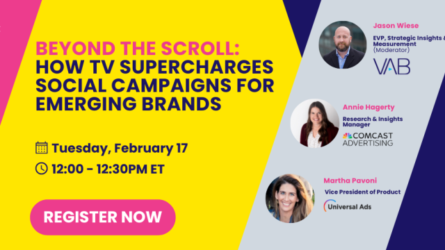 Beyond the Scroll: How TV Supercharges Social Campaigns for Emerging Brands | Register Now