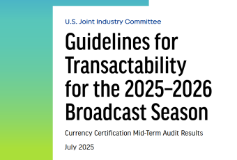 JIC's NEW Guidelines for Transactability for the 2025–2026 Broadcast Season