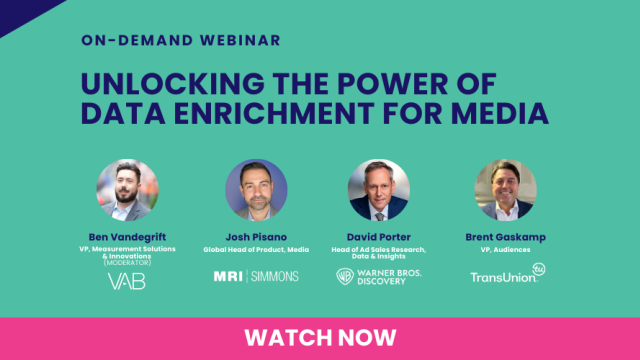 Watch Now: Unlocking the Power of Data Enrichment for Media