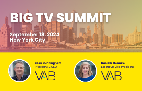 VAB at Cynopsis Big TV Summit | September 18 in NYC