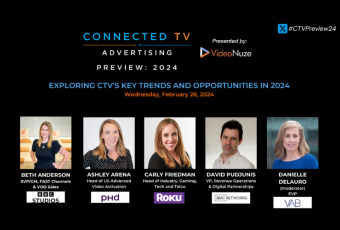 Danielle DeLauro Moderates Panel at VideoNuze CTV Advertising PREVIEW