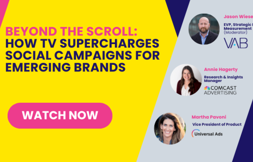 Beyond the Scroll: How TV Supercharges Social Campaigns for Emerging Brands | WATCH NOW